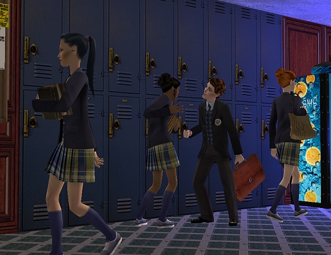 Sugah's Place is celebrating our Senior and Teen Sims! SchoolBlues-Screenshot