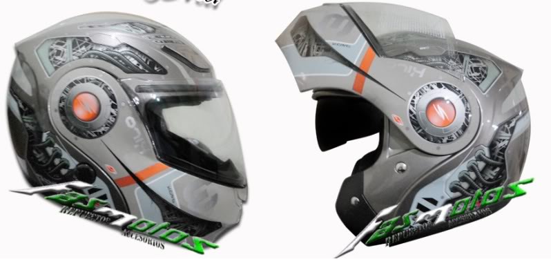 Vendo casco rebatible Zeuz Doble visor  Asdsadsad