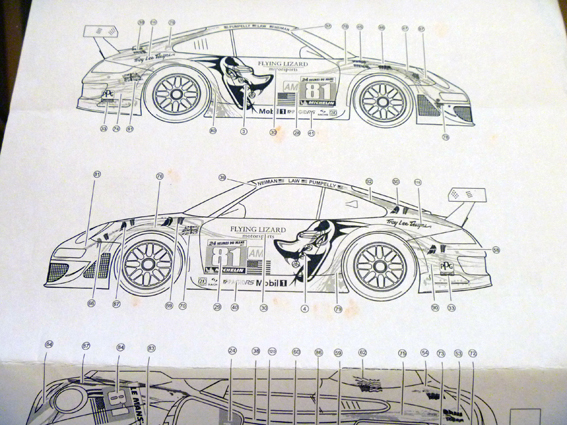 Porsches "Flying Lizard" (Le Mans 2011) Sheets3