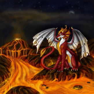 Dragons Rouges Dragoness_Lava