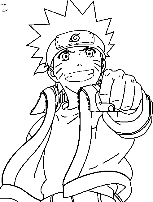 رسومات ل ناروتو NarutoColorpage