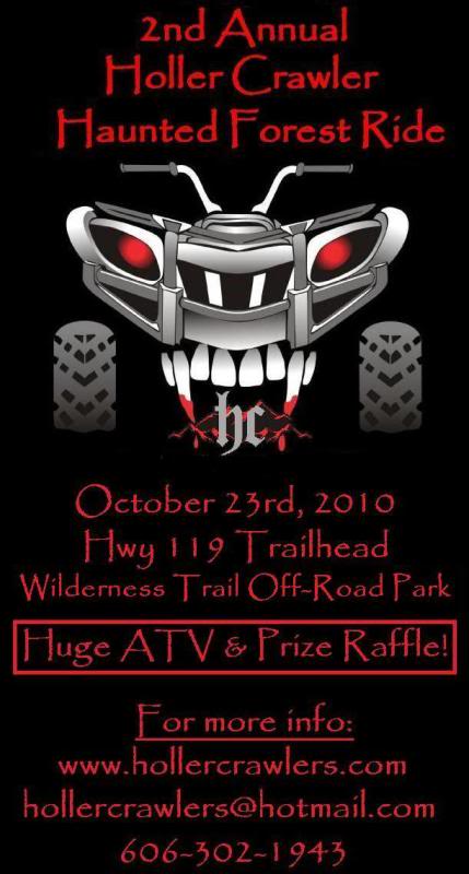 2nd Annual Haunted Forest Ride - Huge ATV Raffle!