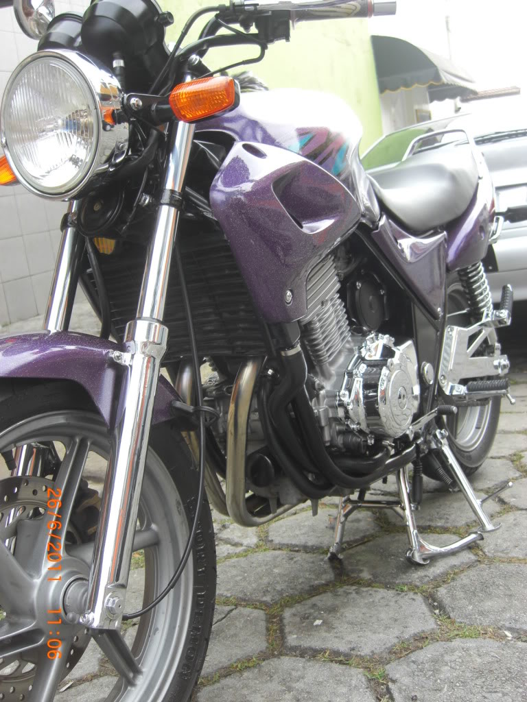 VENDO CB500 1999 roxa Personalisada.ABAIXEI PRA VENDER Imagem388