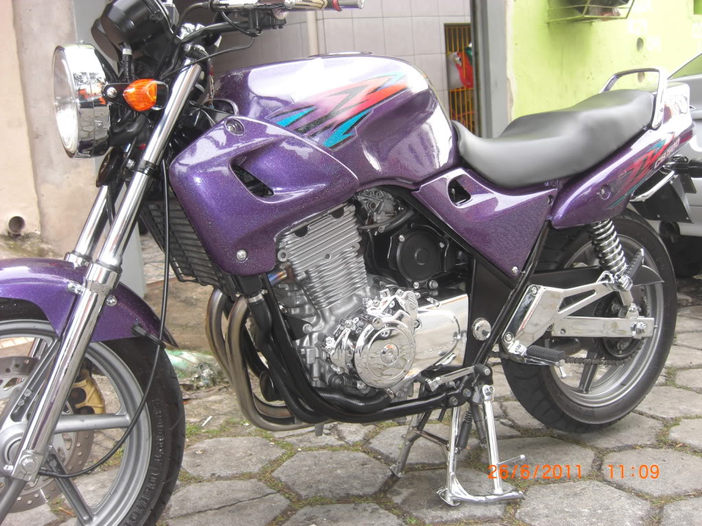 VENDO CB500 1999 roxa Personalisada.ABAIXEI PRA VENDER Imagem399