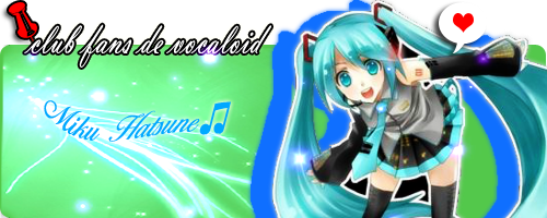 Club de fans de Vocaloid Firma-hatsune