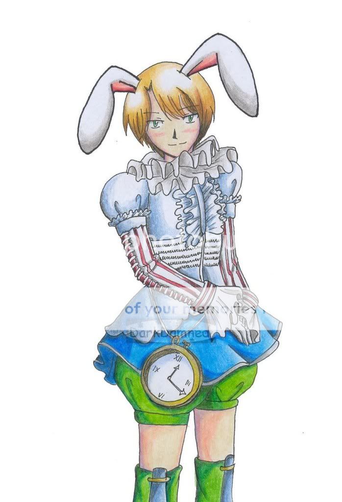 Mis dibujos *Nezumi* Rabbit_clock_by_darkdamned-d4j0uns