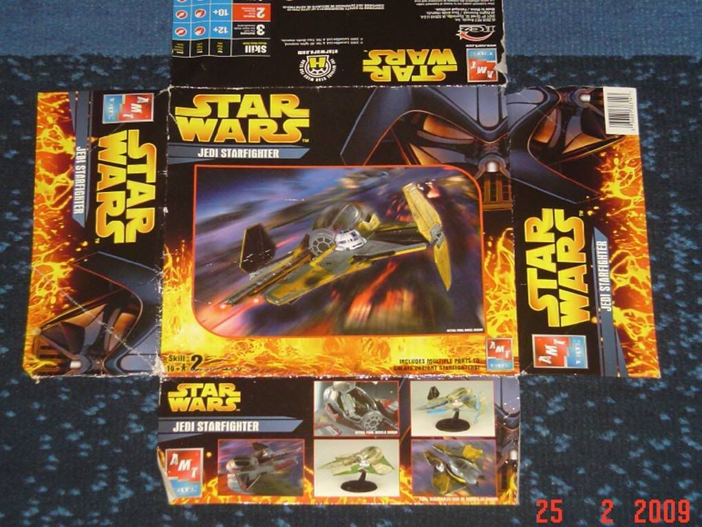 Anakin's Jedi Star Fighter - AMT - escala 1:24 Imagem1