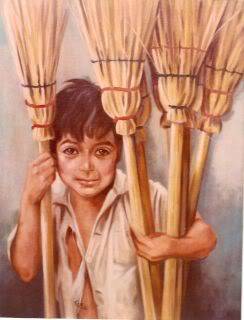 My Grandfathers Artwork Broom_boy