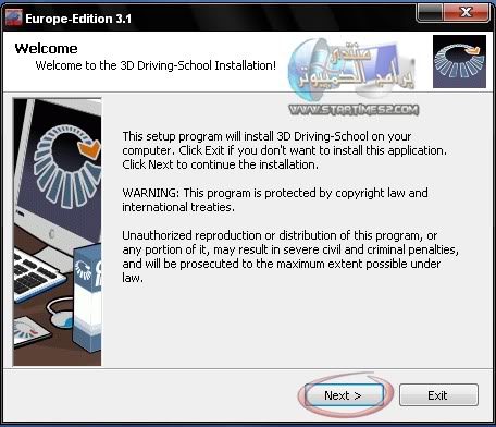 برنامج 3D Driving School 3.1 2008 لتعليم قيادة السيارات مع الشرح الوافي 00007