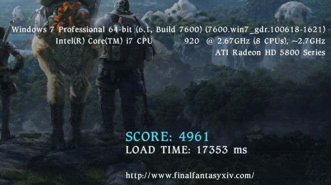 FF14 benchmark - Page 2 Overclocked