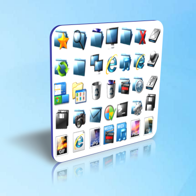 Blue icons pack Blueicons1