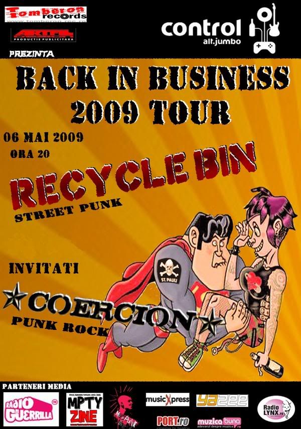 RECYCLE BIN & COERCION - 6 MAY - CONTROL CLUB Coerc