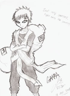 $ Naruto Fans Art $ --- Aztech132 Gaara