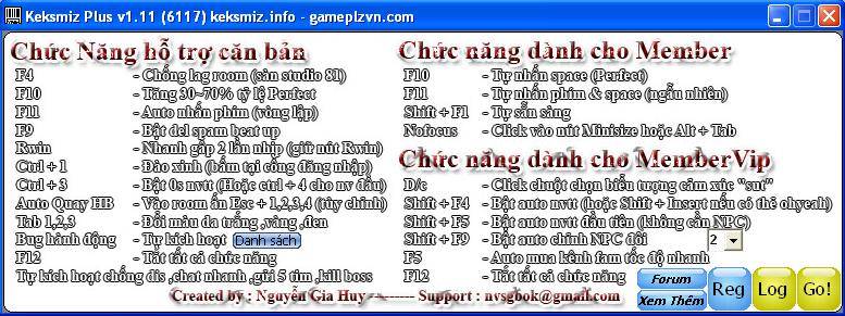 keksmiz plus v1.11 (6117) Auto Audition Việt Nam Season 3  Untitled1-1