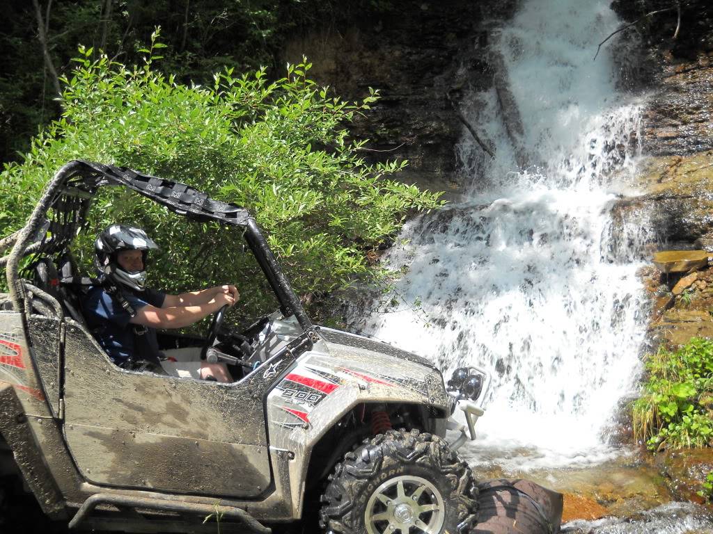 Waterfall on the trail. Camp Creek WV