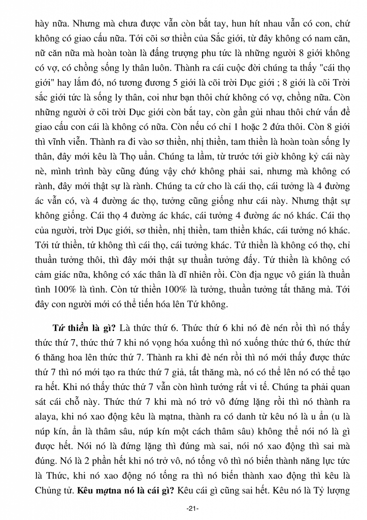 Tổng hợp lại tất cả những bài giảng về kinh 66 của sư Khang 121