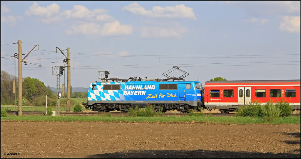 Allemagne - Bleu Blanc Rouge pour le RER 111017ERLSBahn23-04-11