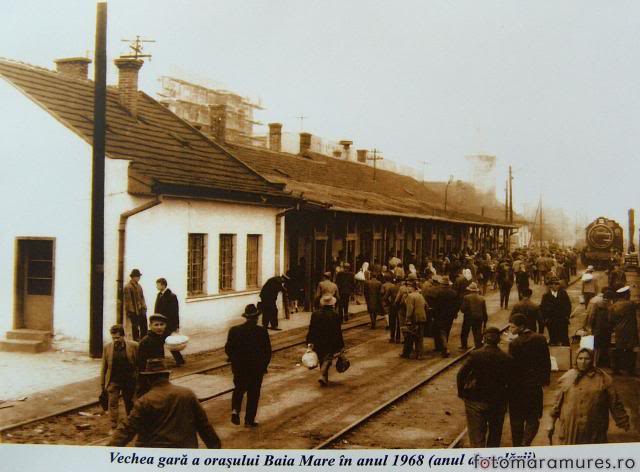 POZE DE ARHIVA CU GARI SI TRENURI - Pagina 5 BaiaMare-Garaveche-1968