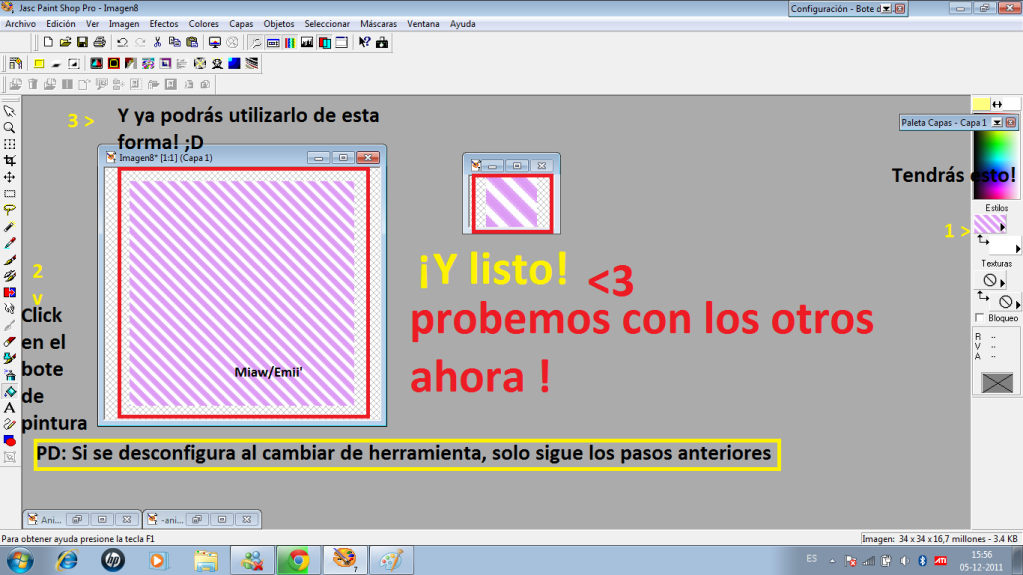 [Tutorial] Como usar Patterns/Scripts en PSP {Paint Shop Pro} TUTO5