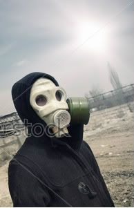 Pennsylvania Avenue Human-in-gas-mask-outdoors-and-industrial-factory-on-a-background-52260634-1