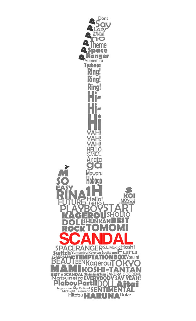 SCANDAL Shirts - Page 9 Guitar