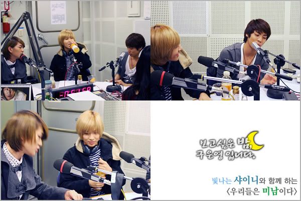 [Official Photo] Onew, Jonghyun and Taemin at MBC Radio 101028 1288234142_night41101028032810thenight240