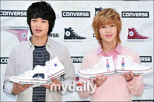 Minho & Taemin @ Converse’s “Moving Custom Studio” [110412] 201104121521451110_1