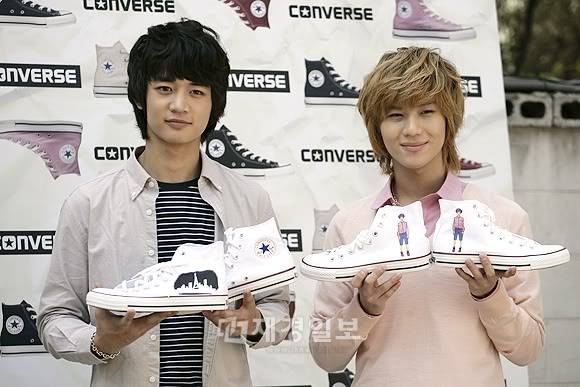 Minho & Taemin @ Converse’s “Moving Custom Studio” [110412] 20110412_1302588658