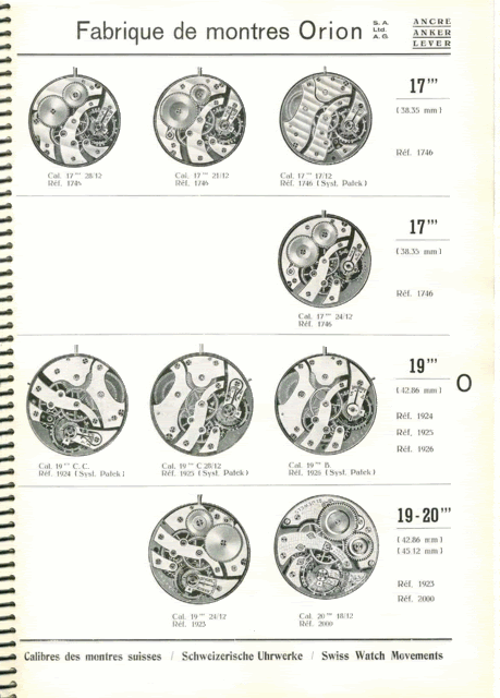 Recherche identification gousset 1930 ancre et argent Orion