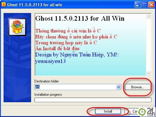 Ghost ma khong can dia.k can usb 11