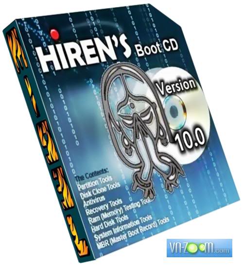 Tổng Hợp Những Software Hệ Thống & Bảo Mật Hay Quý III [2009] HirensBootCD100