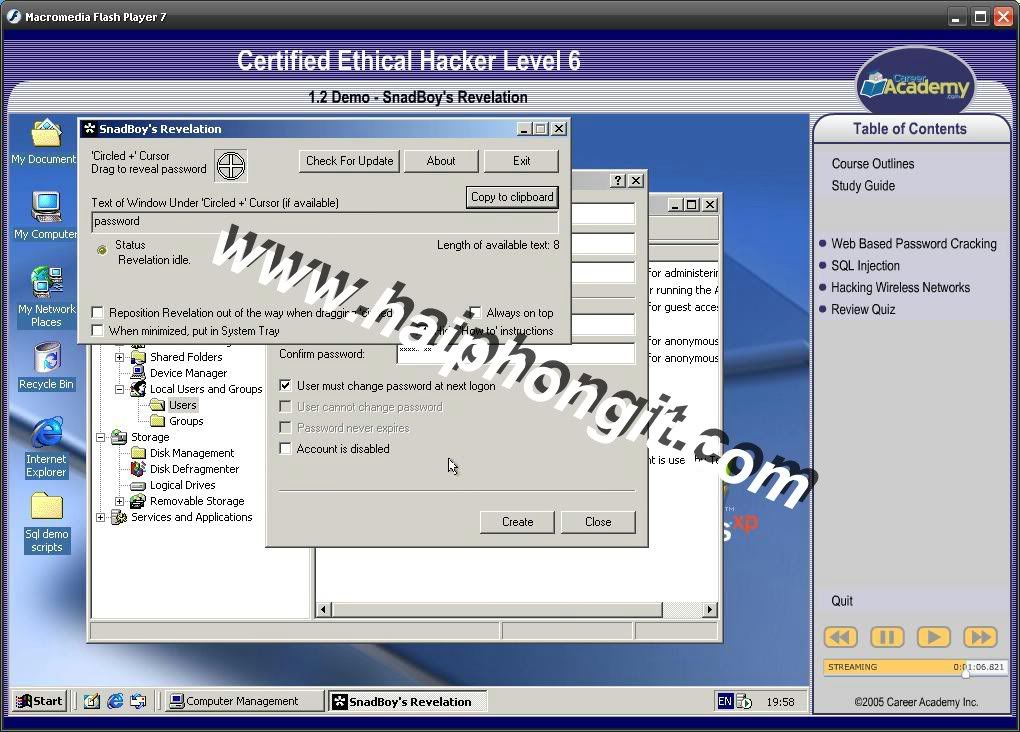 CD giáo trình Hacker[Bộ 7 đĩa] Hacker6