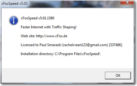 cFosSpeed - v5.01 build 1580 for Windows 7/Vista/XP/2000 + Server 2003 & 2008 Kig75p49nw9iciockqk5