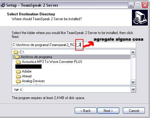 Guía: Crear Server de Team Speak Ts13