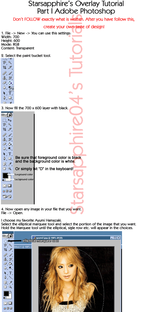 Adastarsapphire's TUTORIAL on HOW TO CREATE an OVERLAY! Tutorial