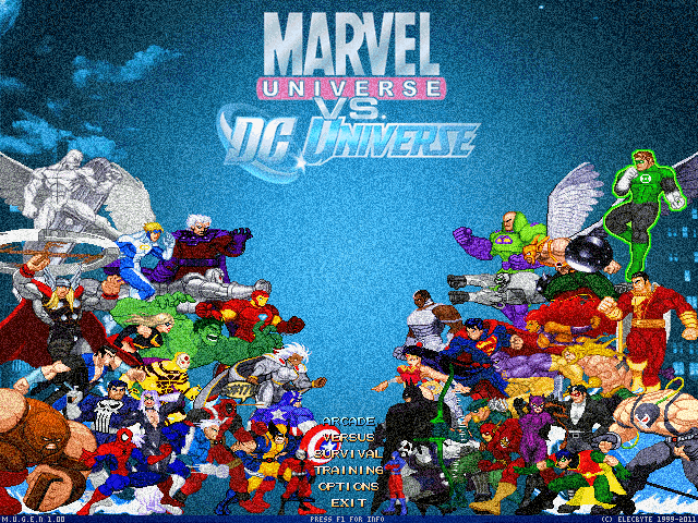 Marvel Universe vs DC Universe Screenpack Menu-1