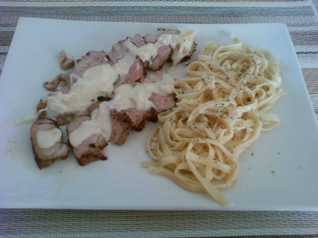 poulet ou filet de porc sauce a la mangue (photo) SSPX0135