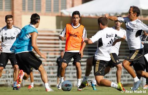 تدريبات اليوم تشهد عودة كاسادو ( تقرير+ صور )  Entrenamiento_tarde_del_da_14_de_Julio_en_UCLA