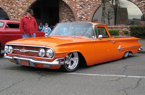 Chevy Impala 1960 Orange-camino