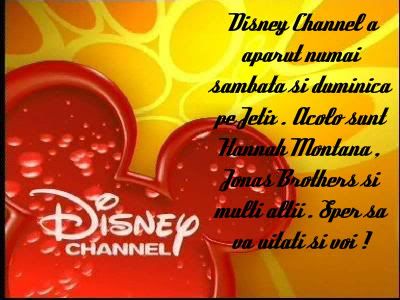 Disney Channel ! Disney