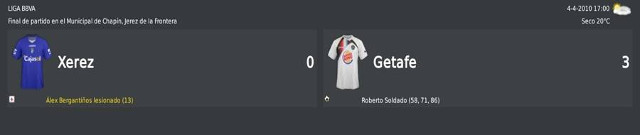 [FM 2010] - Getafe "Somos de Champions" 31jornada