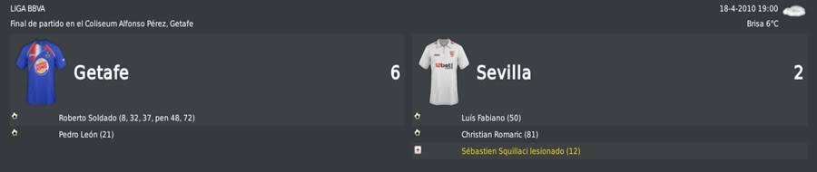 [FM 2010] - Getafe "Somos de Champions" 33jornada