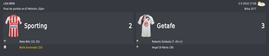 [FM 2010] - Getafe "Somos de Champions" 36jornada