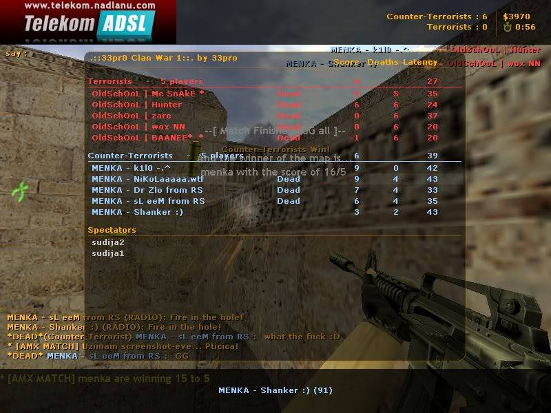 MENKA vs OldSchOoL De_dust20005