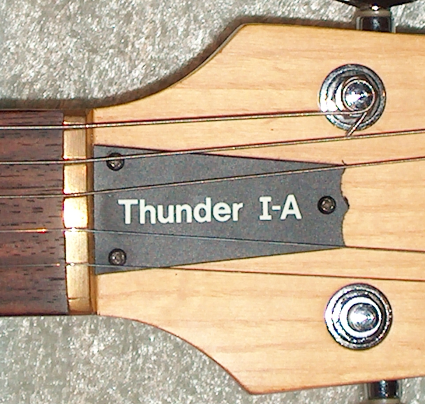 Thunder 1 Truss rod cover ThunderLogo2
