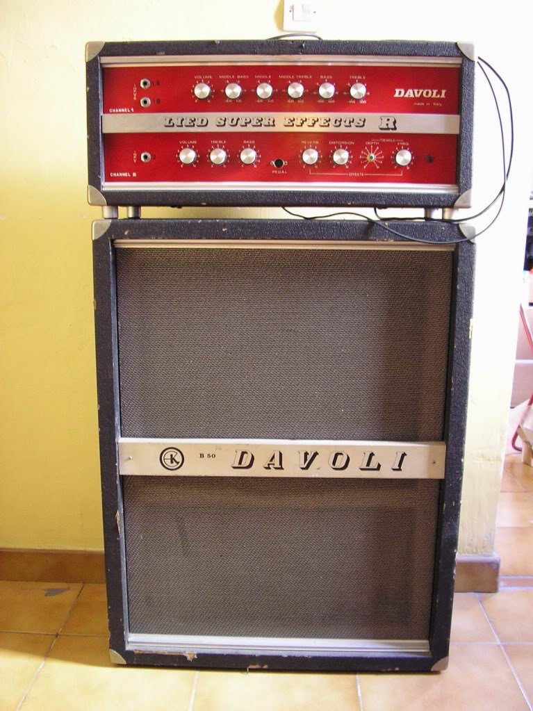 A VENDRE: Ampli DAVOLI-KRUNDAAL Lied Super Effect R  DAVOLIFront