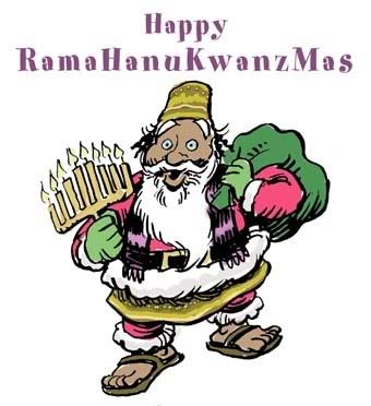 HAPPY "WINTER" HOLIDAYS!! Ramahanukwanzmas