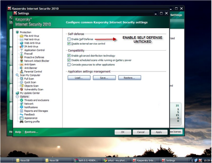 شرح طريقة لتفعيل Kaspersky Internet Security 2010 مجانا بدون مفاتيح داااااائما 5