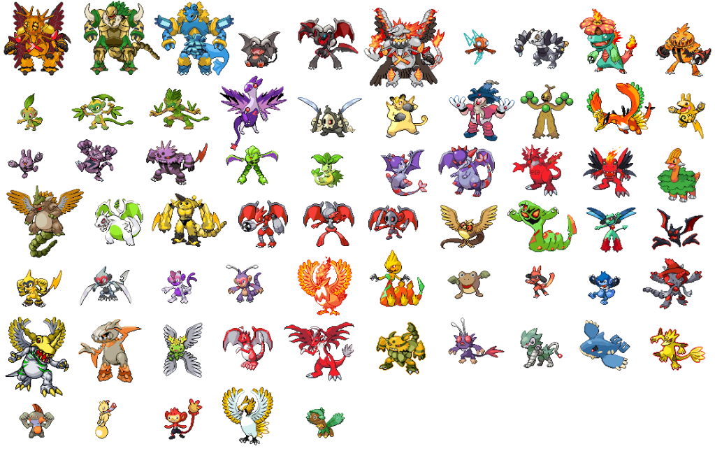 MunchingOrange's Pokemon Sprite/Fusion Gallery AllSprites