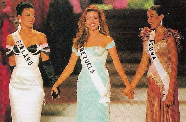 Lola Odusoga, Miss Finland 1996, 2nd runner up Miss Universe 1996 Uni_top3_96